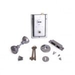 ERA 177-6-2 RIM SASH 6" X 4" POLISHED CHROME VISI - INCLUDING KNOBS