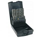 RUKO TERRAX DIN 338 HSS GROUND TWIST DRILL BITS (PLASTIC CASE OF 19)