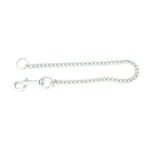 CARD OF 12 DOG CLIPS WITH MEDIUM CHAINS (400MM X 8MM)
