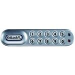 DIGI035 CODELOCKS KL1000/SILVER/RH CLASSIC KITLOCK ELECTRONIC CABINET DIGITAL DOOR LOCK