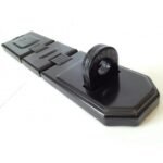 FEDERAL HASP FD1086 BLACK DOUBLE HINGE 200mm x 62mm VERTICAL STAPLE