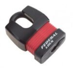 FPAD0175/RED FEDERAL 804WNP-R 70MM WEATHERPROOF CLOSED SHACKLE PADLOCK