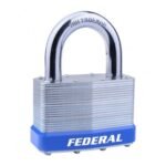 FPAD0183 FEDERAL 804 65MM SECURITY STEEL LAMINATED PADLOCK