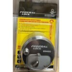 FPAD0191 FEDERAL SR401 73MM COMBINATION PUCK PADLOCK (FLAT BACK)