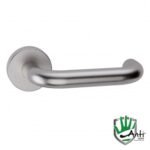 FURN072 ZOO REGL15MRL52-SSS-A ANTI-GERM RTD LEVER ON PUSH ON ROSE