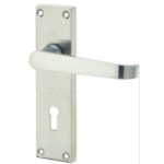 JEDO VICTORIAN LOCK FURNITURE SATIN CHROME BOXED