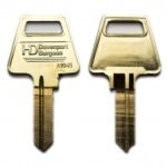 H0442 A1045 AMERICAN 6 PIN CYLINDER KEY BLANK