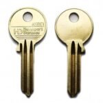 H0657 ASEC1 5 PIN ASEC ALDRIDGE CYLINDER KEY BLANK