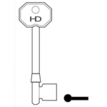 KB0046 L134A B206ANP ERA FORTRESS MORTICE KEY BLANK
