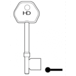KB0047 L242A B201ANP ERA VISCOUNT 5L MORTICE KEY BLANK