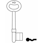KB0063 L293 B602 2 NH SL SECUREFAST EURO LH MORTICE KEY BLANK