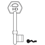 KB0050 L331 B609/2 ERA 2/3L RH MORTICE KEY BLANK