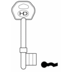 KB0053 L393 B608/1 ERA 3L RH MORTICE KEY BLANK