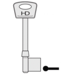 KB0074 L399A CHUBB 3G114 MORTICE KEY BLANK
