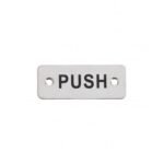 IRN054 ZOO ZAS33SS PUSH DOOR SIGN
