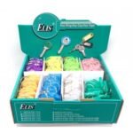 BOX OF 96 ASSORTED STANDARD IDENTITY CLICK TAGS