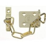 OUT099 YALE WS6 DOOR CHAIN - POLISHED BRASS - SINGLE
