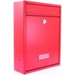 PBX054 BURG WACHTER TRENT MB19R POST BOX RED
