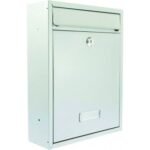 PBX055 BURG WACHTER MB19S TRENT POSTBOX SILVER