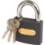 TRI20B TRI CIRCLE PADLOCK 50MM - IRON BODY