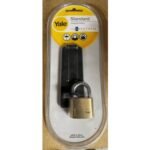 Y110/40/123/HSP YALE HASP & 40MM PADLOCK SET