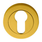 Manital AA1 Euro Profile Escutcheon - Polished Brass (LEAD TIME: 2-3 DAYS)