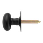 Carlisle Brass AA33MB Thumbturn to suit Rackbolt (Oval) Spline Spindle - Matt Black 38mm (LEAD TIME: 2-3 DAYS)