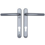 Fab & Fix Windsor Lever Lever UPVC Multipoint Door Handles - 92mm PZ Sprung 122mm Screw Centres