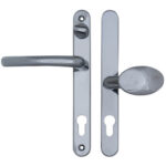 Fab & Fix Balmoral Lever Moveable Pad UPVC Multipoint Door Handles - with Snib 92mm/62mm Sprung 212mm Screw Centres