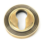 From The Anvil Round Euro Escutcheon - Beehive (LEAD TIME: 2-3 DAYS)