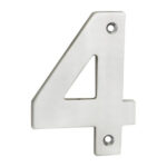 Eurospec NUM10104SSS Numerals Number 4 (LEAD TIME: 2-3 DAYS)