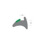 Reddiplex R3233 Green Wedge Gasket