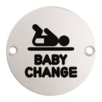 Eurospec SEX1019SSS Signage Baby Change Symbol (LEAD TIME: 2-3 DAYS)