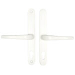 Cego Lever Lever UPVC Multipoint Door Handles - 70mm PZ Sprung 215mm Screw centres
