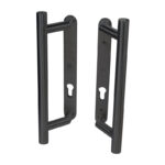 Coastal Group KM910B BLU Patio Sliding Door Handles Back To Back Euro Cut-Out (LEAD TIME: 2-3 DAYS)