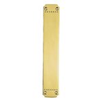 Carlisle Brass PF110 Laurin Finger Plate (LEAD TIME: 2-3 DAYS)