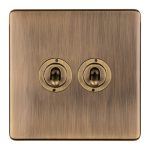 Eurolite ABT2SW 2-Gang 10Amp 2-Way Toggle Switch (LEAD TIME: 2-3 DAYS)