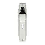 Carlisle Brass ADR021CP Art Deco Knob On Lock Backplate (LEAD TIME: 2-3 DAYS)