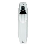 Carlisle Brass ADR022CP Art Deco Knob On Latch Backplate (LEAD TIME: 2-3 DAYS)