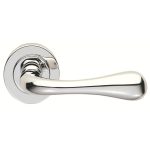 Manital AQ1 Astro Lever On Round Rose - Polished Brass (LEAD TIME: 2-3 DAYS)