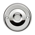 Carlisle Brass AQ30CP Round Bell Push (LEAD TIME: 2-3 DAYS)