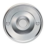 Carlisle Brass AQ30SC Round Bell Push (LEAD TIME: 2-3 DAYS)