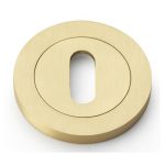 Alexander & Wilks AW391SB Concealed Fix Escutcheon Standard Profile - Satin Brass (LEAD TIME: 2-3 DAYS)