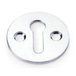 Alexander & Wilks AW399PC Victorian Standard Profile Escutcheon - Polished Chrome (LEAD TIME: 2-3 DAYS)