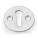 Alexander & Wilks AW399SC Victorian Standard Profile Escutcheon - Satin Chrome (LEAD TIME: 2-3 DAYS)