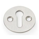 Alexander & Wilks AW399SN Victorian Standard Profile Escutcheon - Satin Nickel (LEAD TIME: 2-3 DAYS)