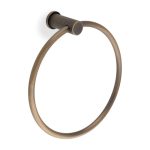 Alexander & Wilks AW451AB Brunel Diamond Knurled Towel Ring (LEAD TIME: 2-3 DAYS)
