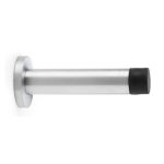 Alexander & Wilks AW616SC Cylinder Projection Door Stop On Rose - Satin Chrome (LEAD TIME: 2-3 DAYS)
