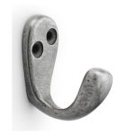 Alexander & Wilks AW774AI Victorian Single Robe Hook - Antique Brass Iron (LEAD TIME: 2-3 DAYS)