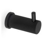 Alexander & Wilks AW776BL Brunel Reeded Coat Hook On 25mm Rose (LEAD TIME: 2-3 DAYS)